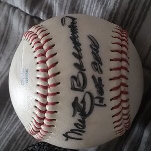Marty Brennaman HOF 2000 Autograph Baseball